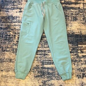 FIGS Technical Collection Pants in Teal